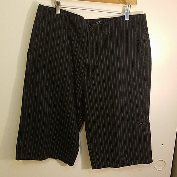 Vans Other - VANS Black Shorts w/Stripes, size 34